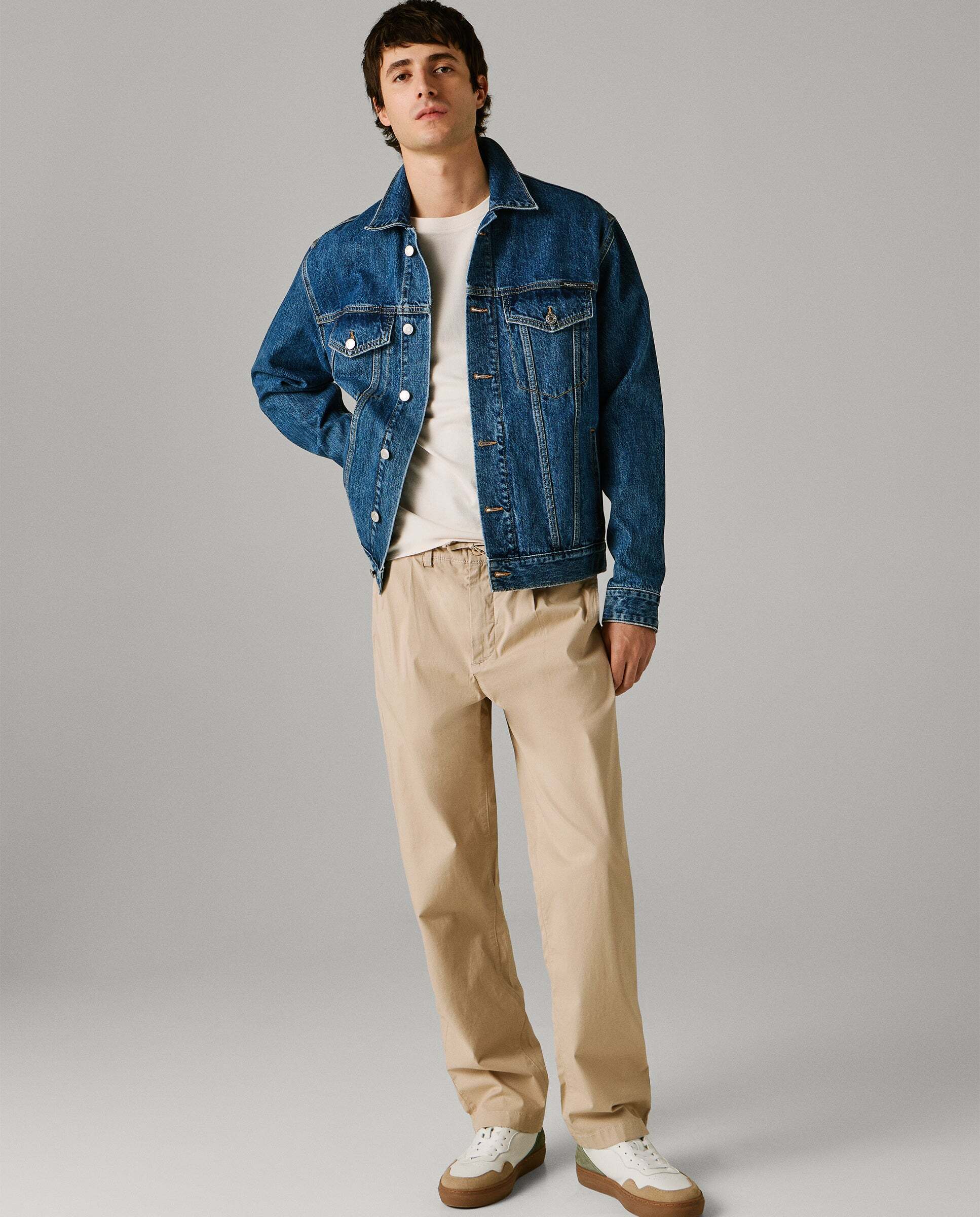 Pantalón chino de hombre fit relaxed - Pepe Jeans - Natural Natural-7