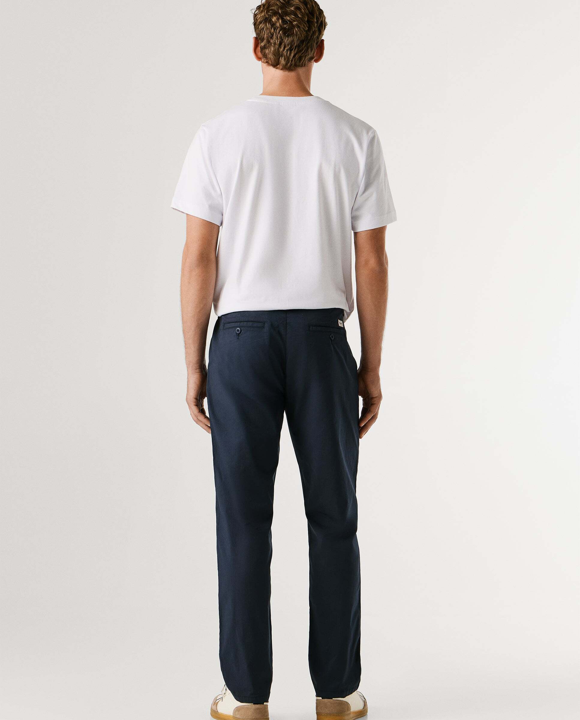 Pantalón chino de hombre fit slim - Pepe Jeans - Azul marino Azul marino-3