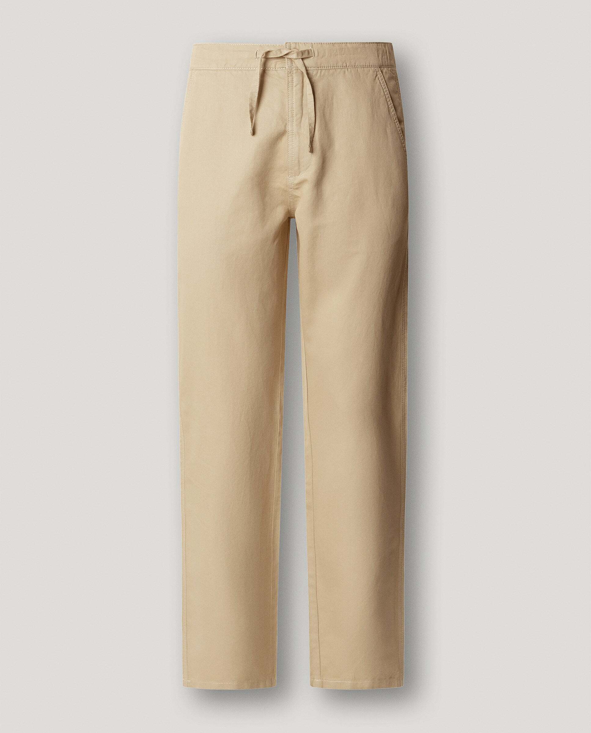 Pantalón chino cordón ajustable con lino - Pepe Jeans - Natural Natural-9