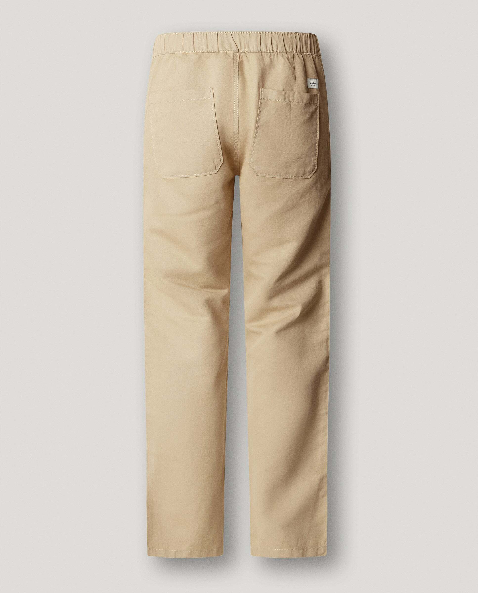 Pepe Jeans - Pantalón chino cordón ajustable con lino.
