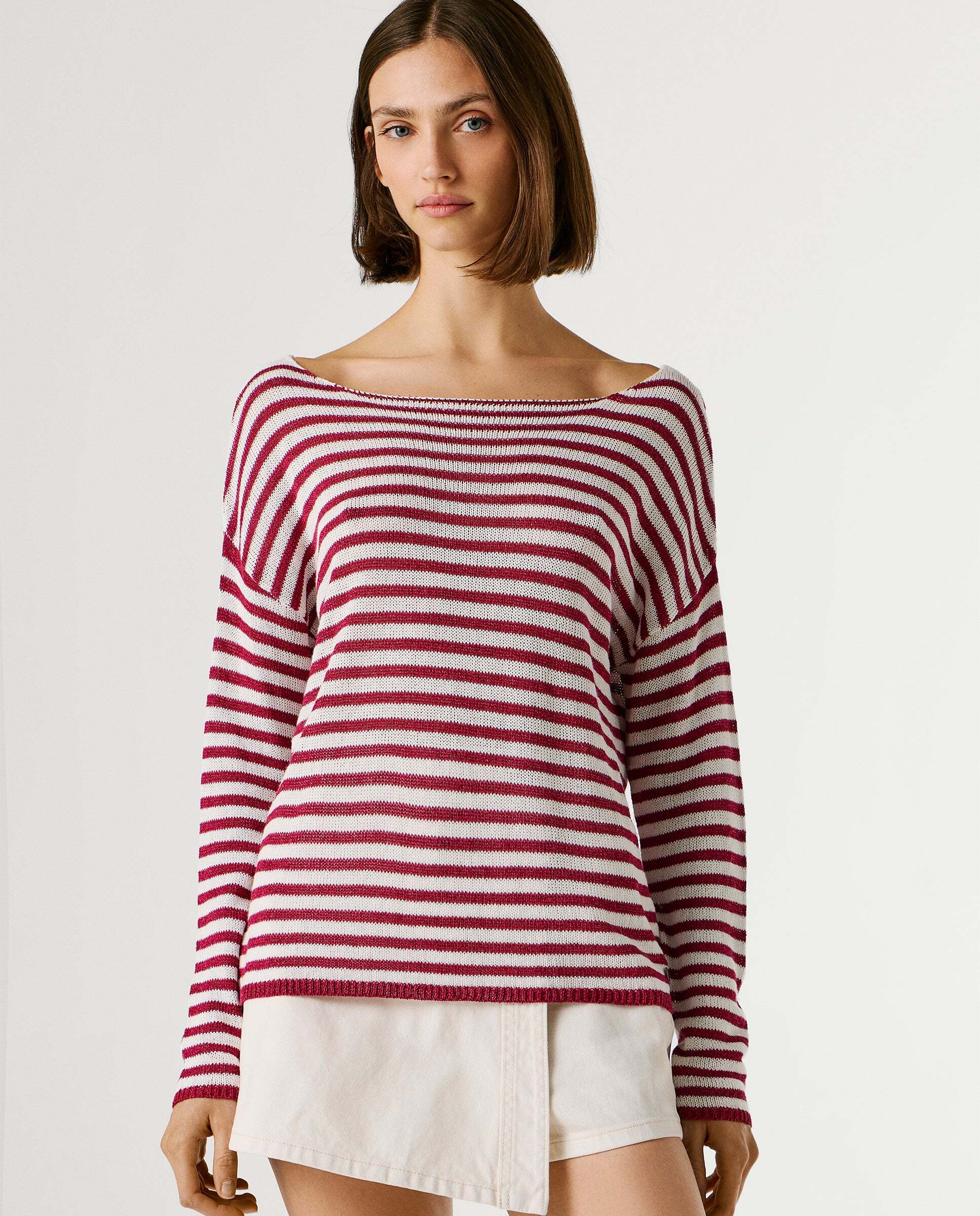 Pepe Jeans - Jersey de mujer punto de rayas.