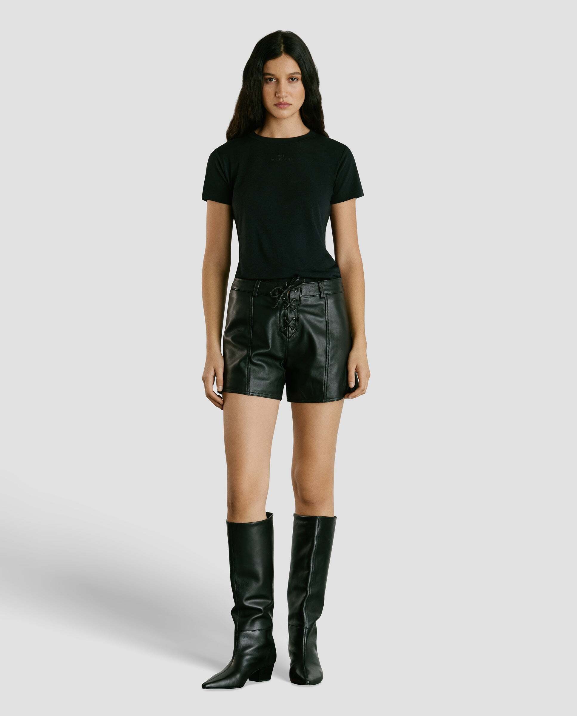 Pepe Jeans - W11 - shorts de mujer de piel.
