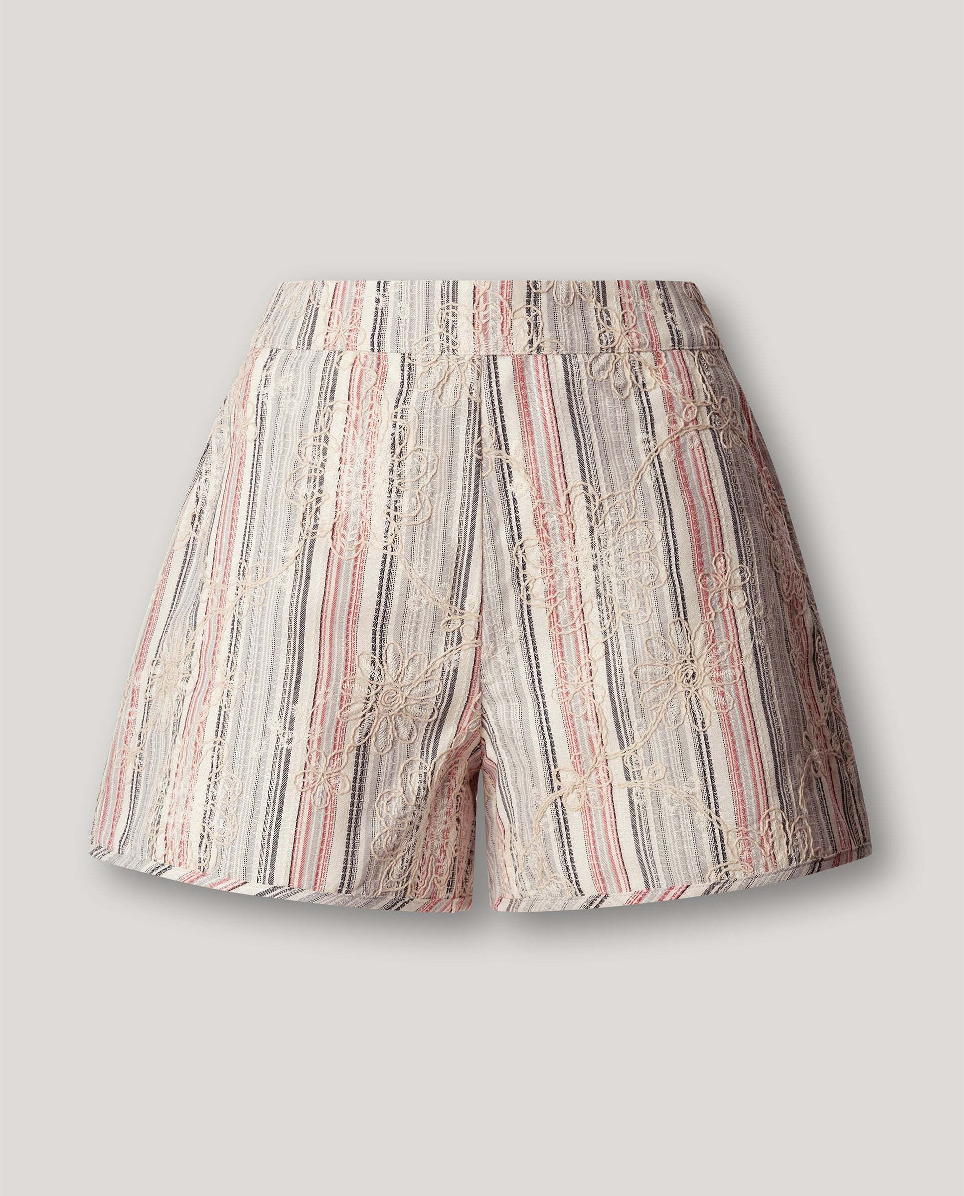 Shorts de mujer rayas - Pepe Jeans - Blanco Blanco-8