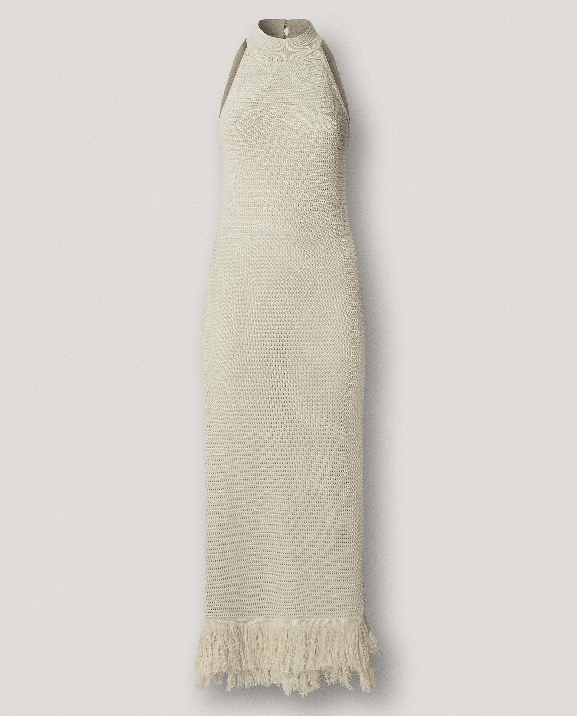 W11 - Pepe Jeans - vestido largo de mujer crochet - Blanco Blanco-10