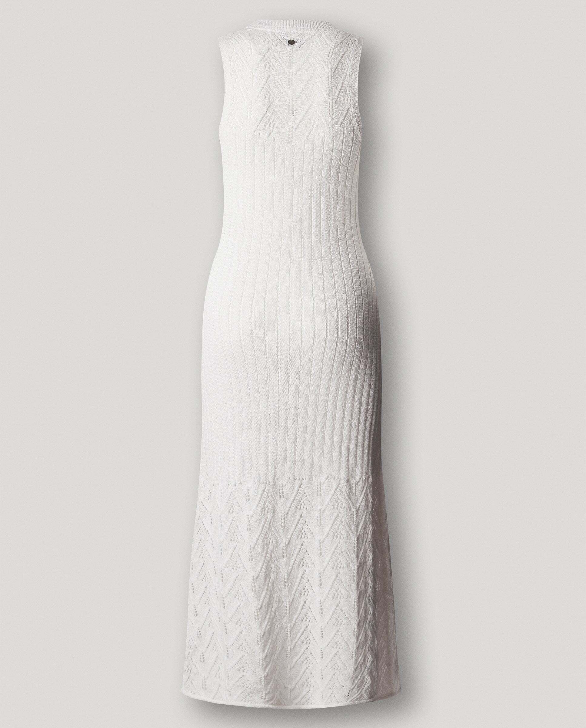 Vestido largo de mujer detalles calados - Pepe Jeans - Blanco Blanco-9