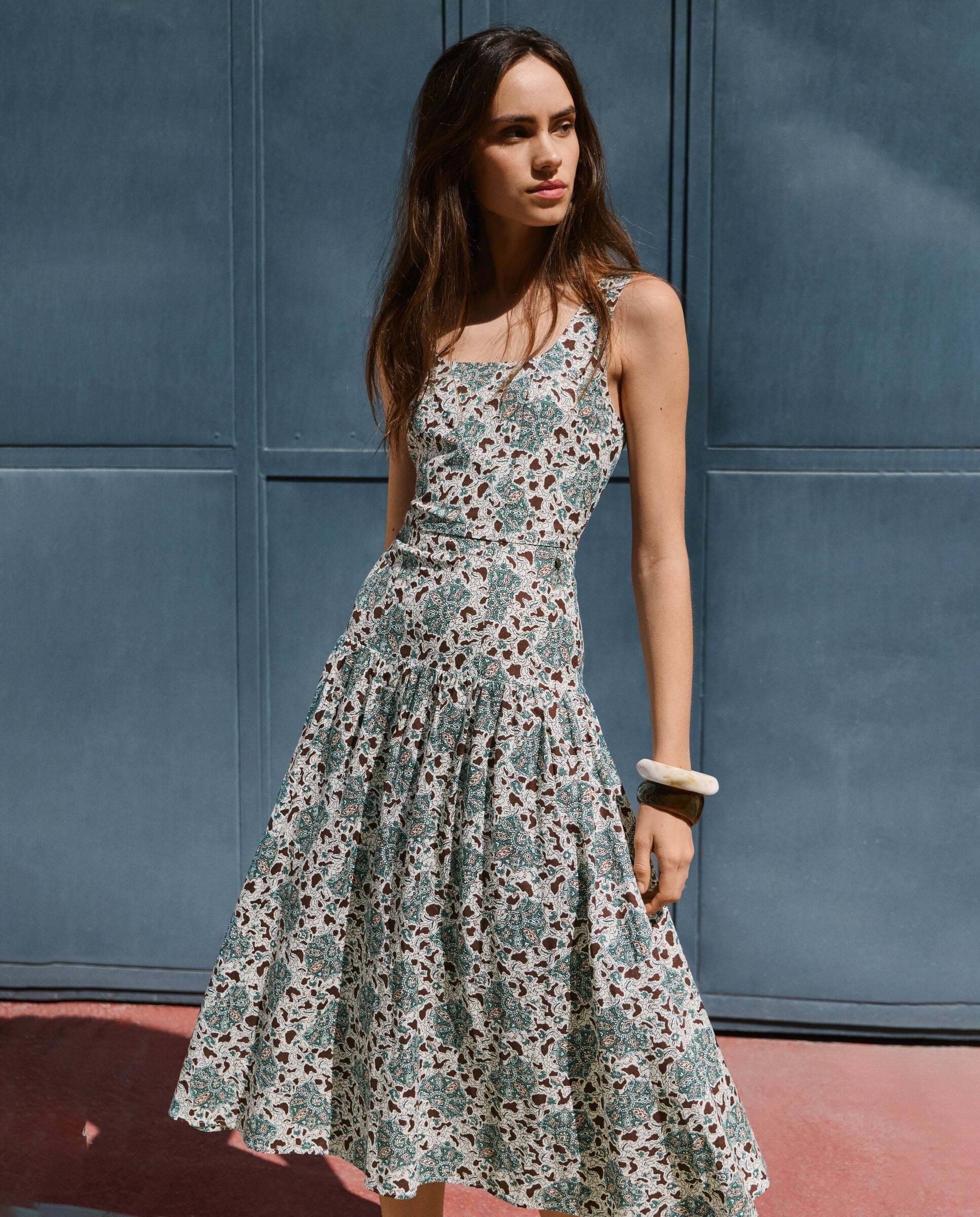 Pepe Jeans - Vestido largo de mujer estampado floral.