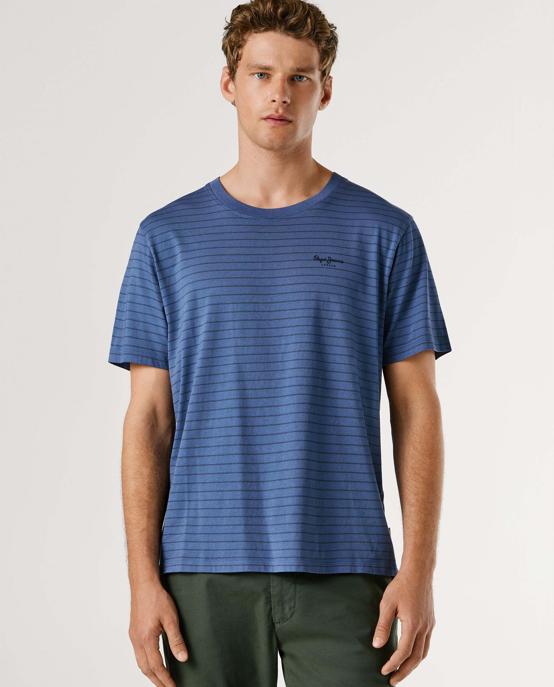 Pepe Jeans - Camiseta de rayas de hombre fit regular.