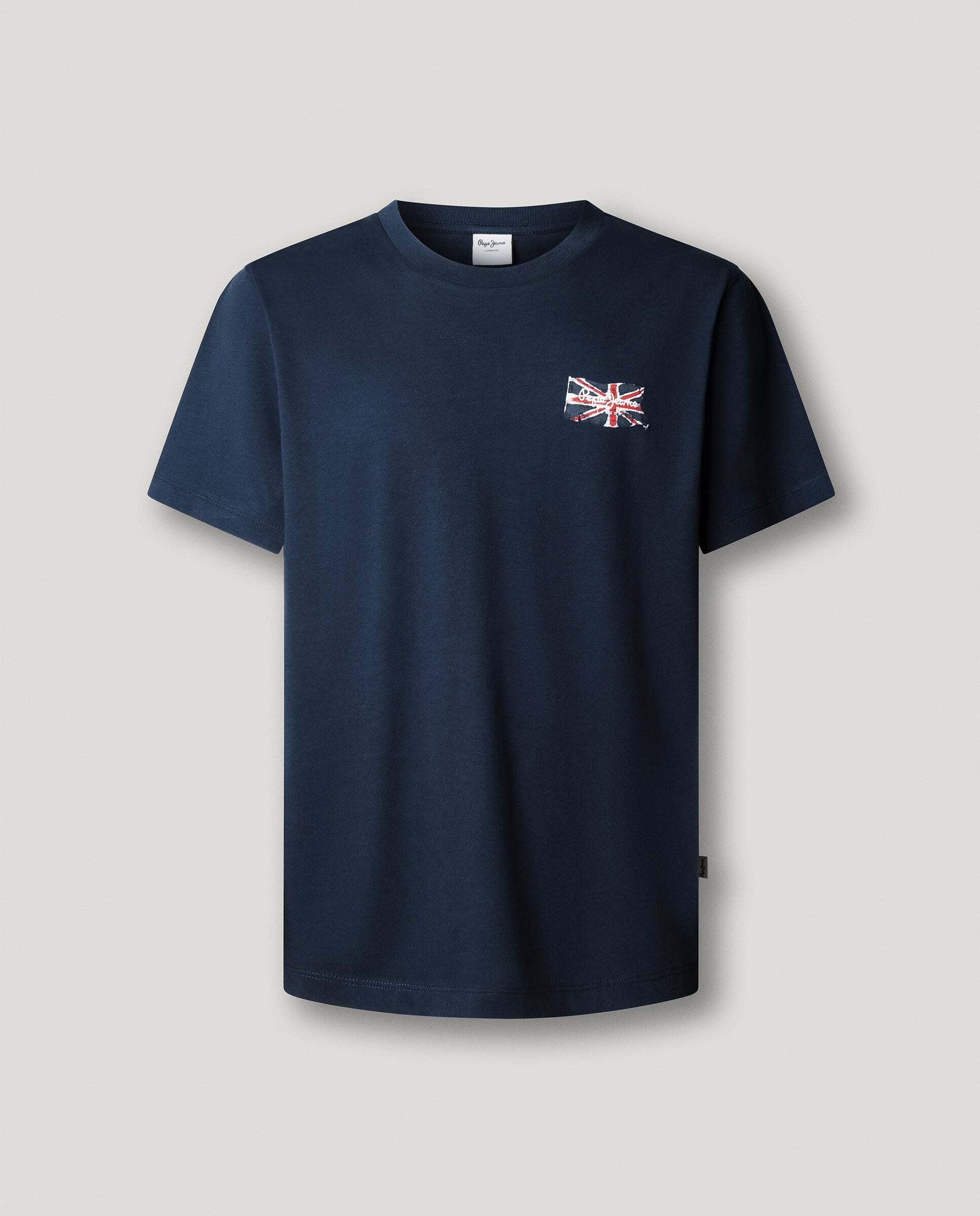 Camiseta de hombre logo estampado fit regular - Pepe Jeans - Azul Azul-9