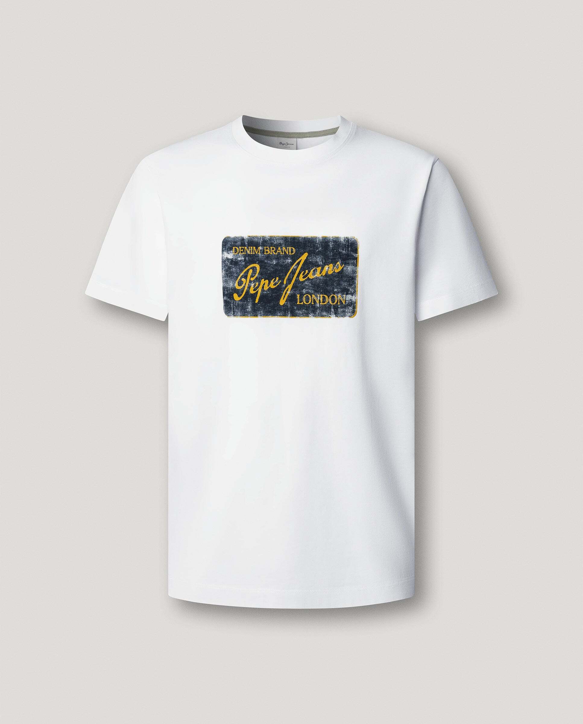 Camiseta de hombre logo estampado - Pepe Jeans - Blanco Blanco-7