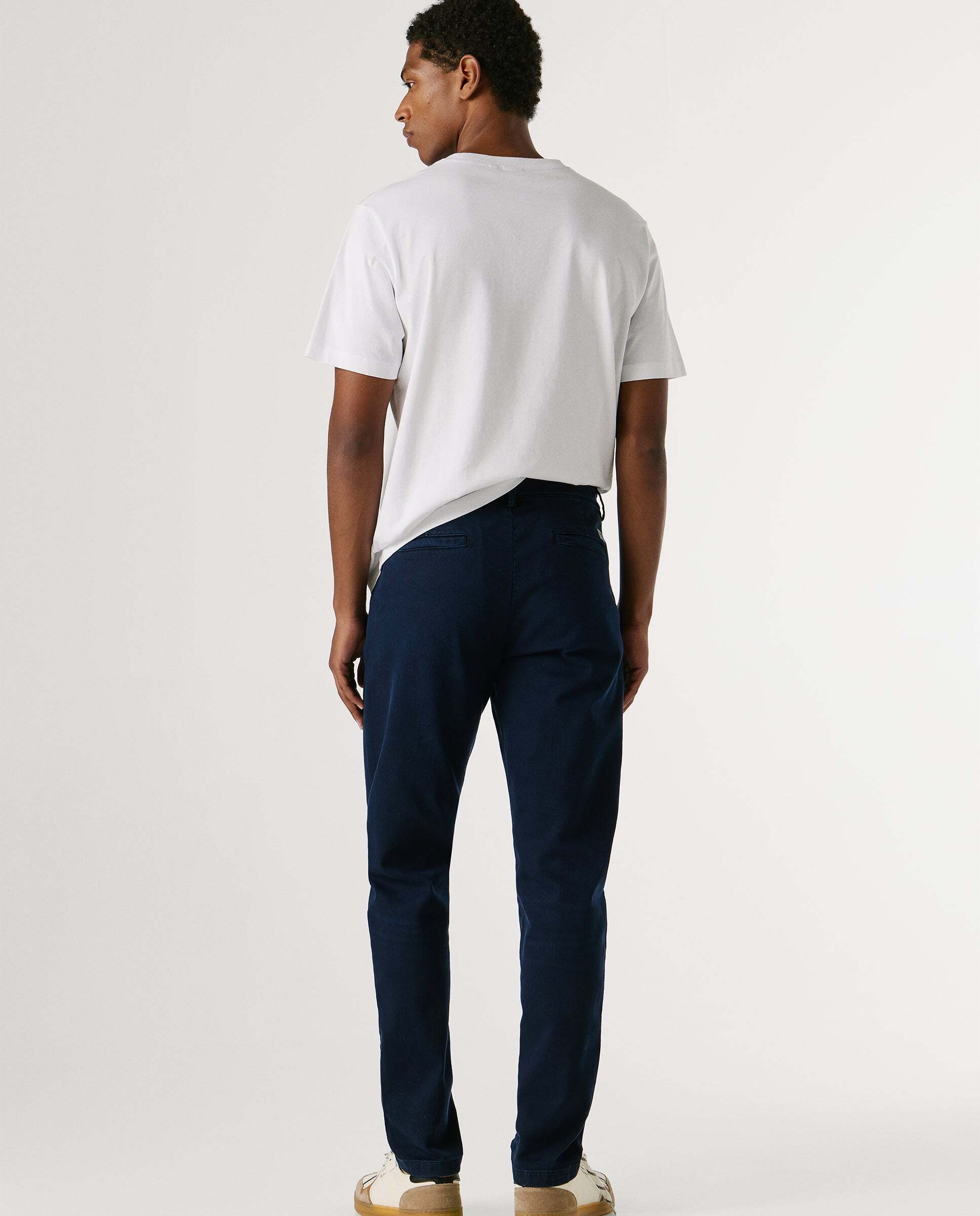 Pantalón chino de hombre fit taper - Pepe Jeans - Verde Azul-3
