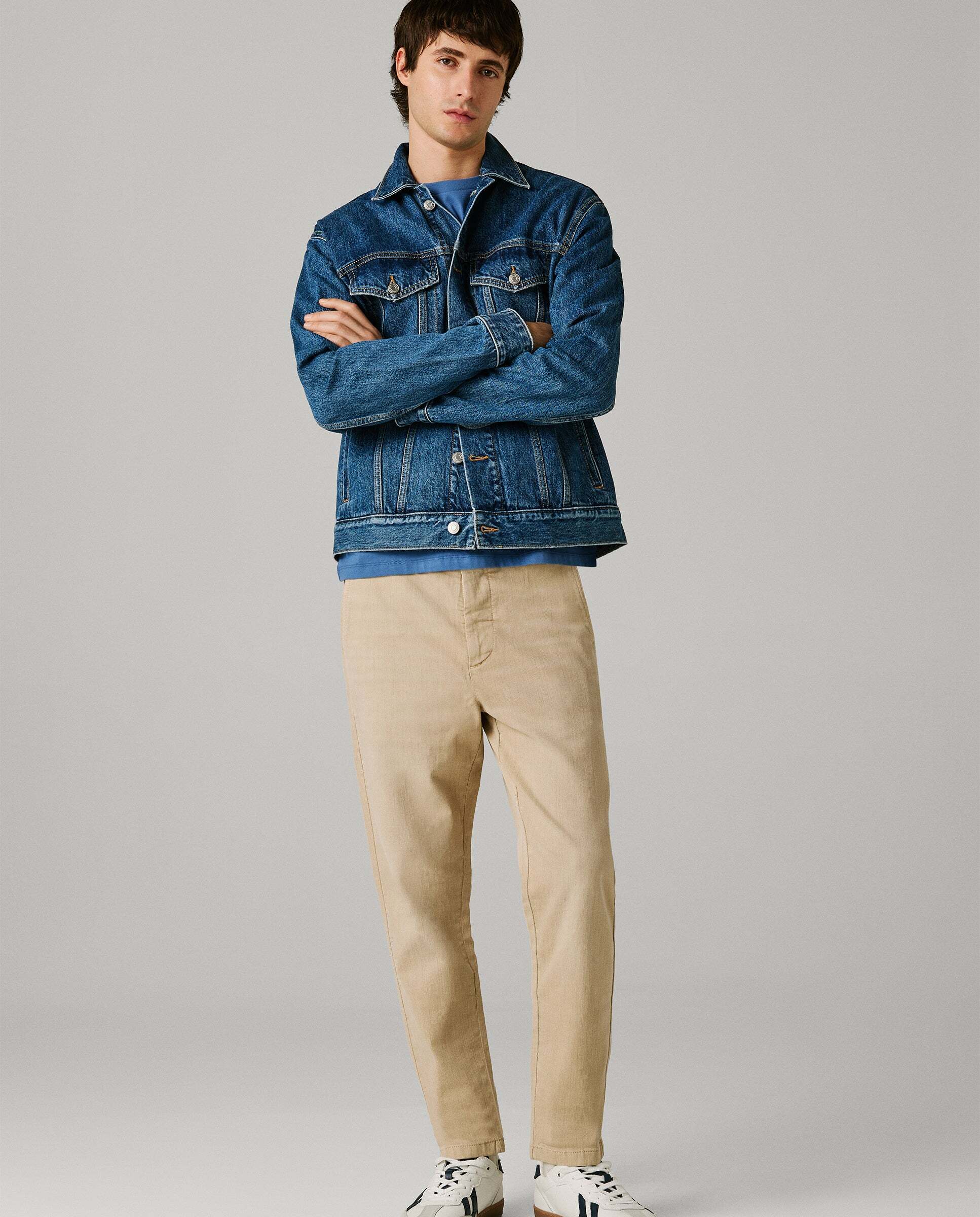 Pantalón chino de hombre fit taper - Pepe Jeans - Natural Natural-7