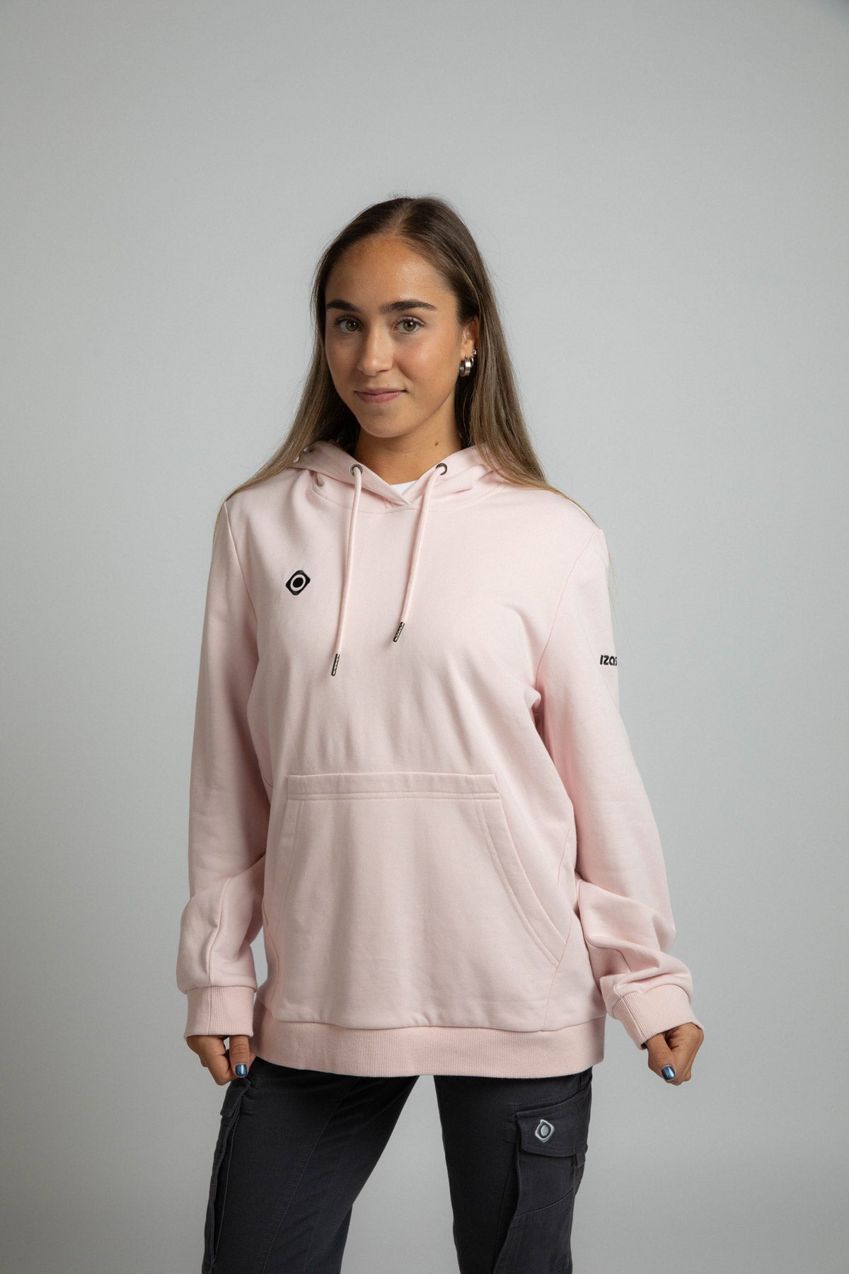 Sudadera con capucha de mujer ARASIL Izas - Rosa claro Rosa claro-3