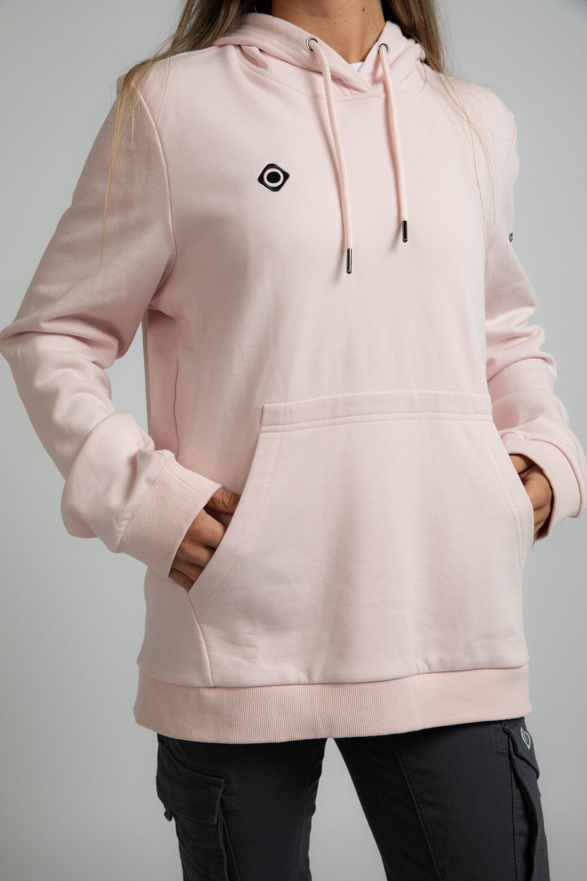 Sudadera con capucha de mujer ARASIL Izas - Rosa claro Rosa claro-6