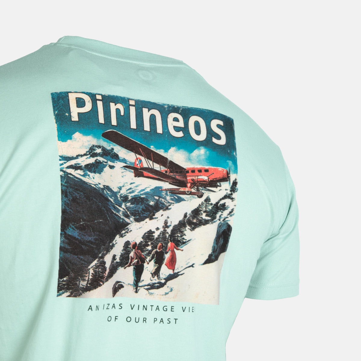 Camiseta básica de hombre LIENA M Izas - Verde menta Verde menta-5