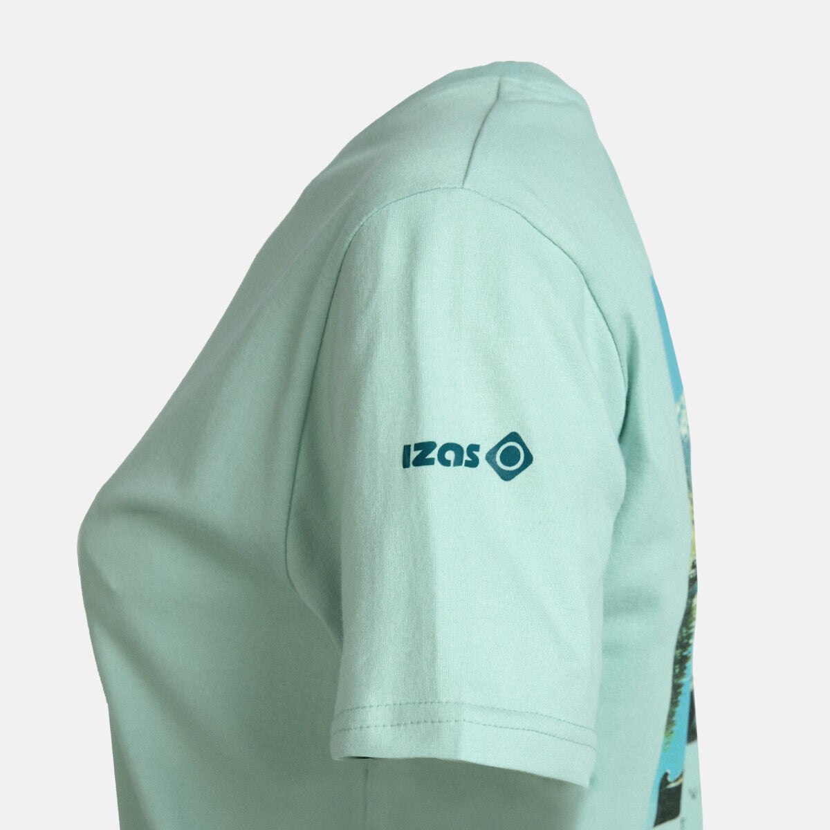 Camiseta básica de mujer LIENA W Izas - Verde menta Verde menta-4