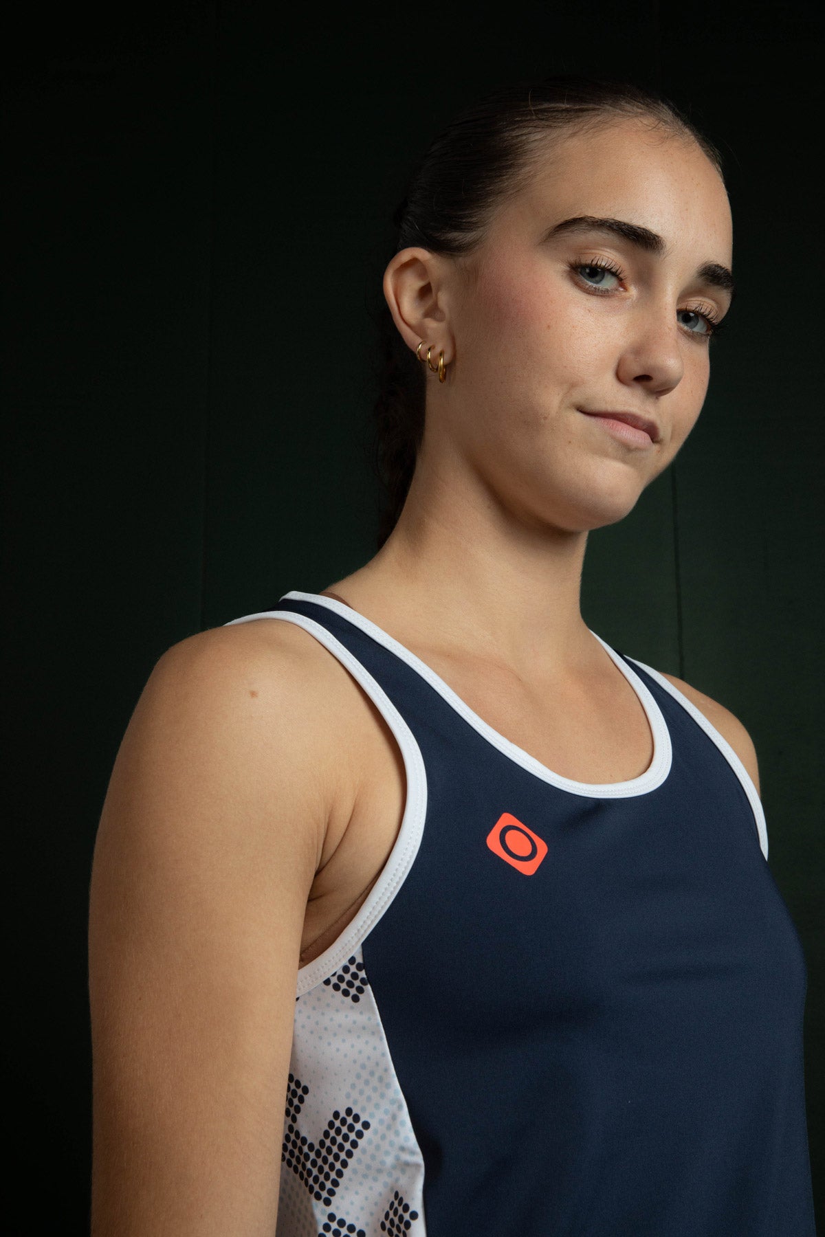 Camiseta deportiva de mujer Orna Top Izas - Azul marino Azul marino-6