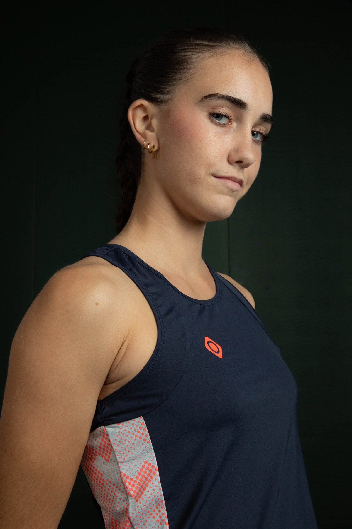 Imagen 5 de Camiseta de pádel de mujer CANTAL TOP Izas - Azul marino Azul marino