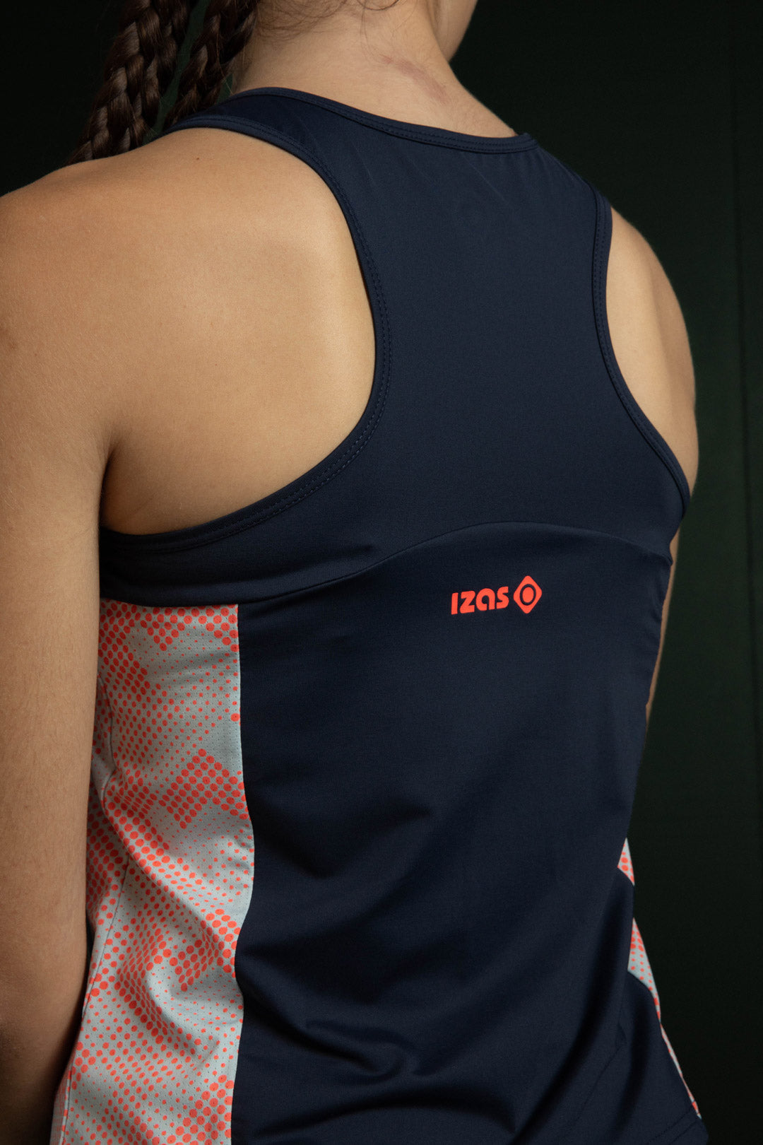 Imagen 6 de Camiseta de pádel de mujer CANTAL TOP Izas - Azul marino Azul marino