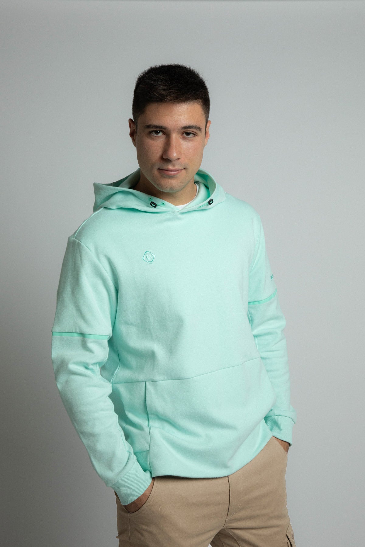 Sudadera con capucha de hombre BISCAR Izas - Azul Océano Azul Océano-3