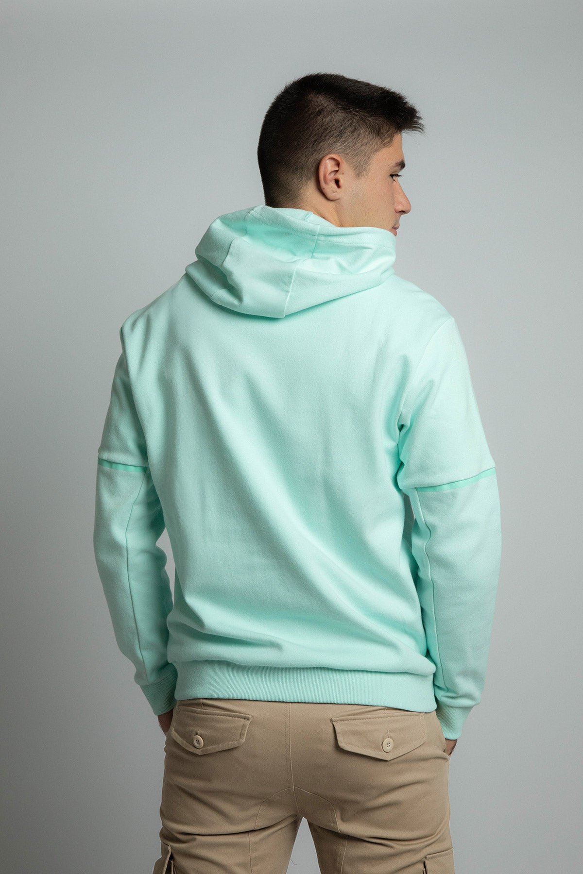 Sudadera con capucha de hombre BISCAR Izas - Azul Océano Azul Océano-4
