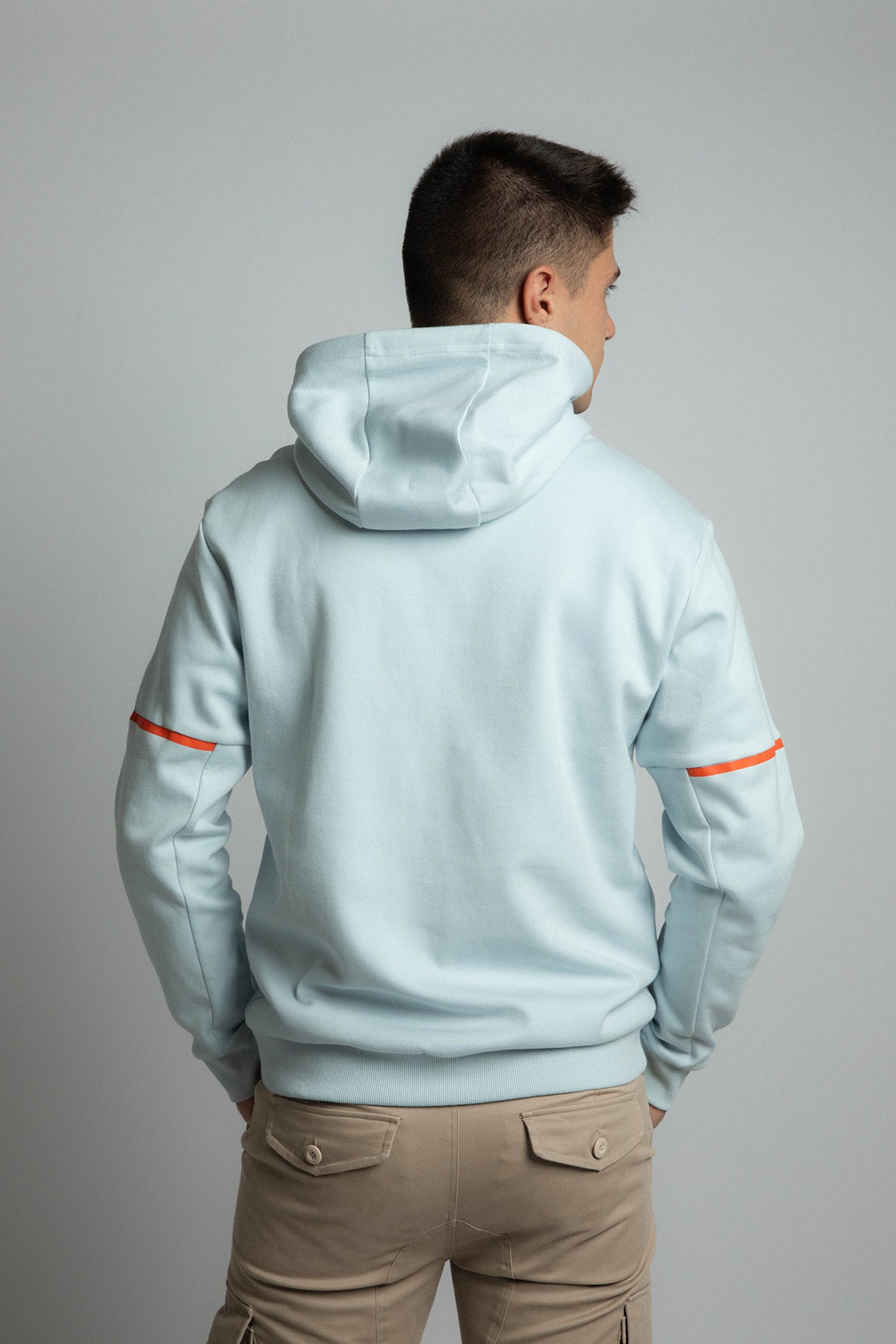 Sudadera con capucha de hombre BISCAR Izas - Azul claro Azul claro-4