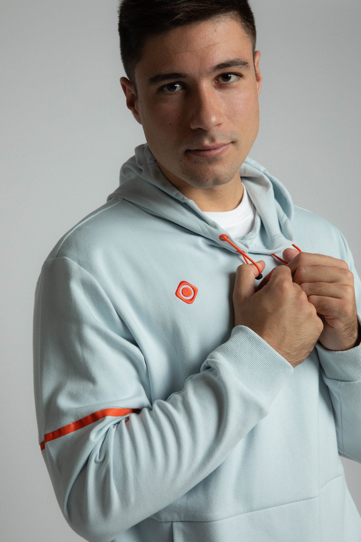Sudadera con capucha de hombre BISCAR Izas - Azul claro Azul claro-6