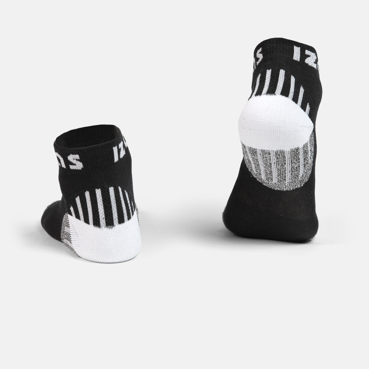 Pack 2 calcetines multideporte ARTIC SHORT, cómodos y transpirables Izas - Negro Negro-3