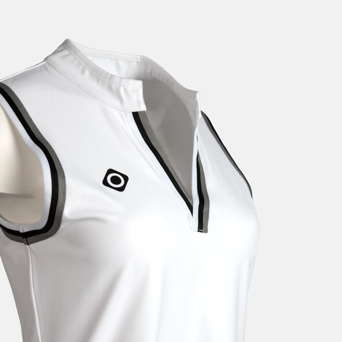 Polo técnico de tirantes de mujer PRATO Izas - Blanco Blanco-3