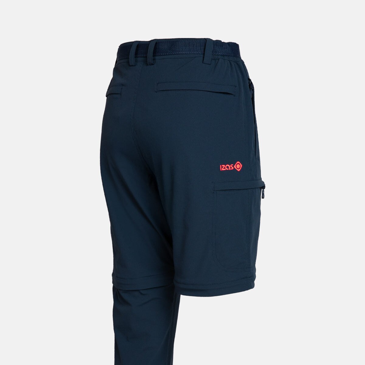 Pantalón desmontable montaña y senderismo de mujer AREZZO W DT Izas - Azul claro / Azul marino Azul claro / Azul marino-5