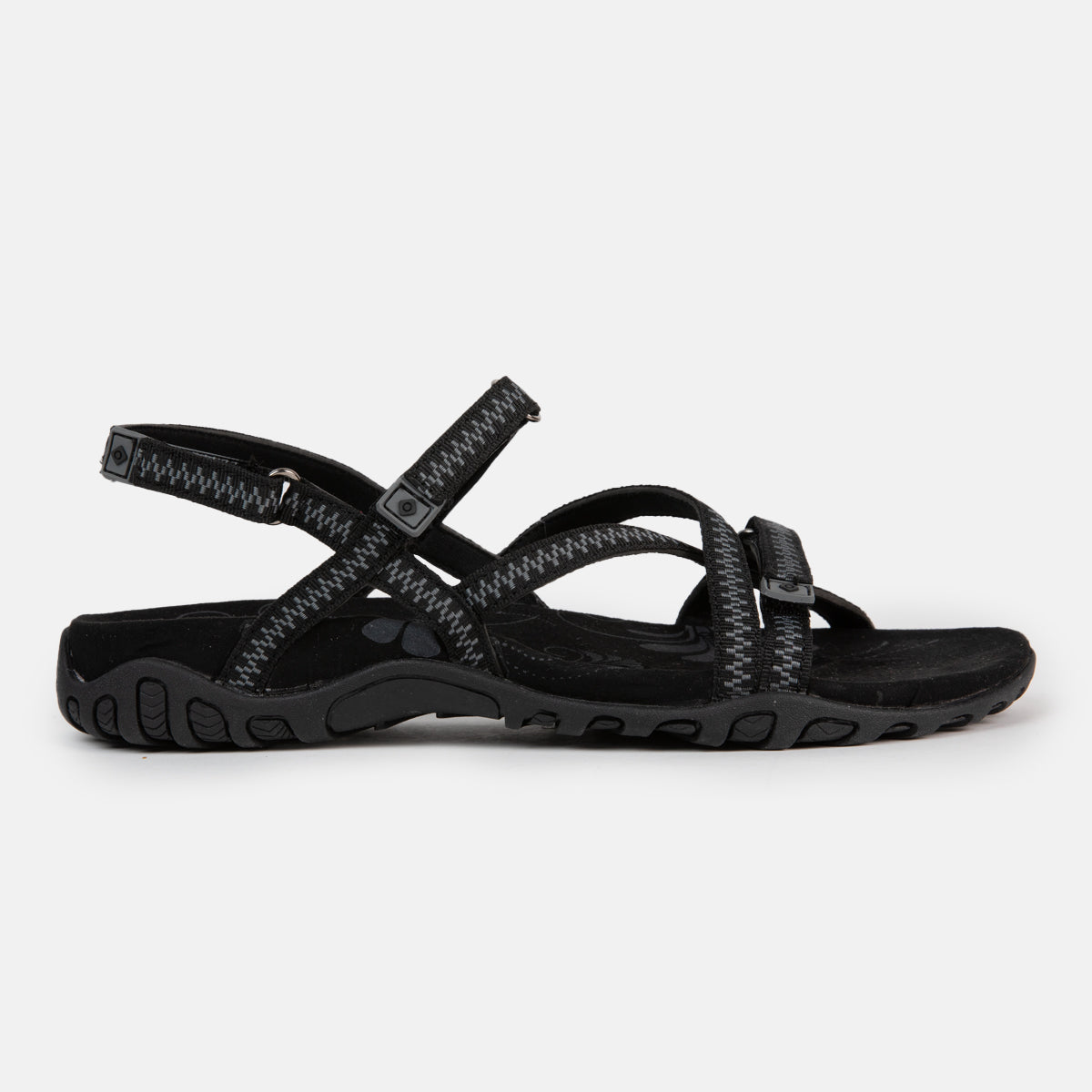 Sandalias de Senderismo de mujer TENA V4 Izas - Negro Negro-1