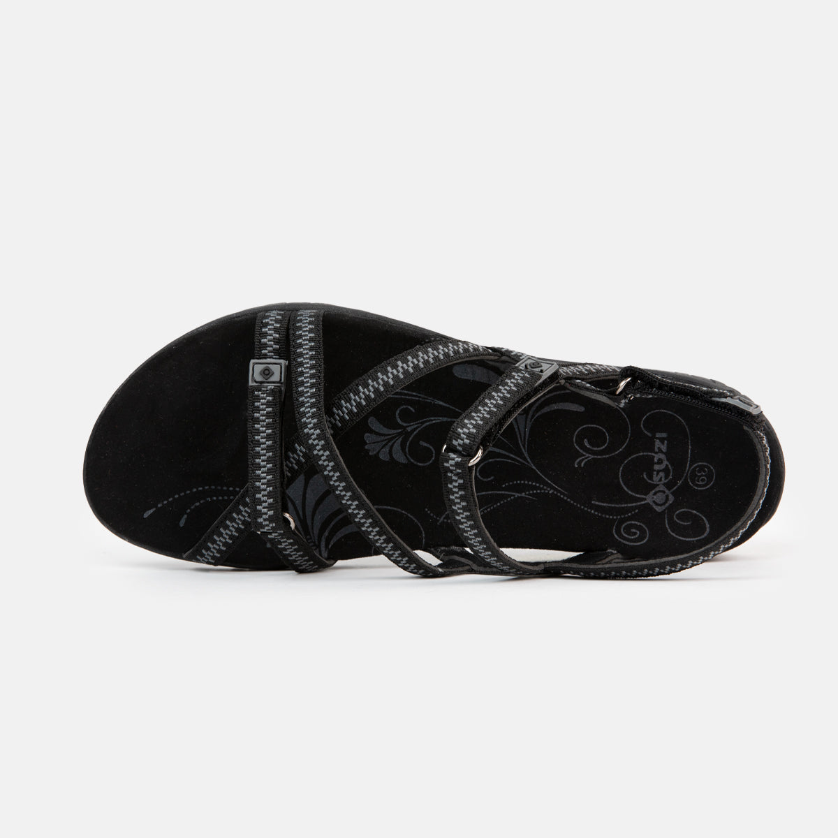 Sandalias de Senderismo de mujer TENA V4 Izas - Negro Negro-3