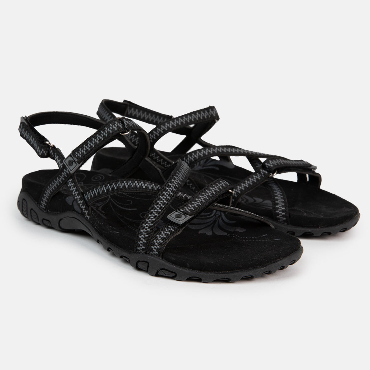 Sandalias de Senderismo de mujer TENA V4 Izas - Negro Negro-5