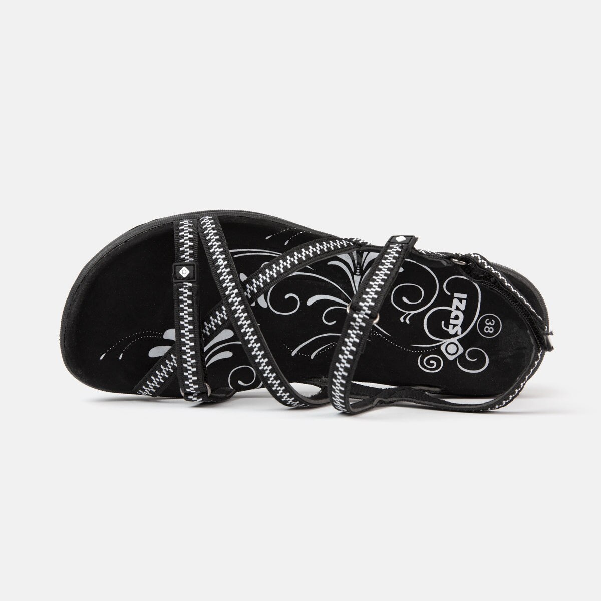 Sandalias de Senderismo de mujer TENCELLE V4 Izas - Negro Negro-3