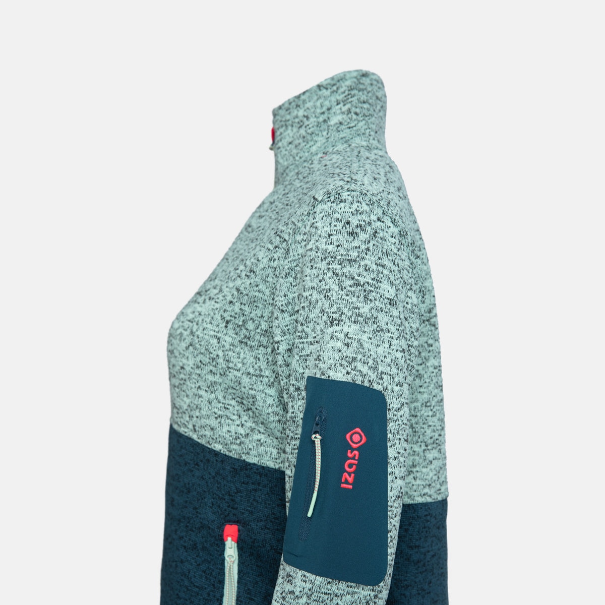 Chaqueta polar de mujer VADIEL W Izas - Esmeralda Esmeralda-4