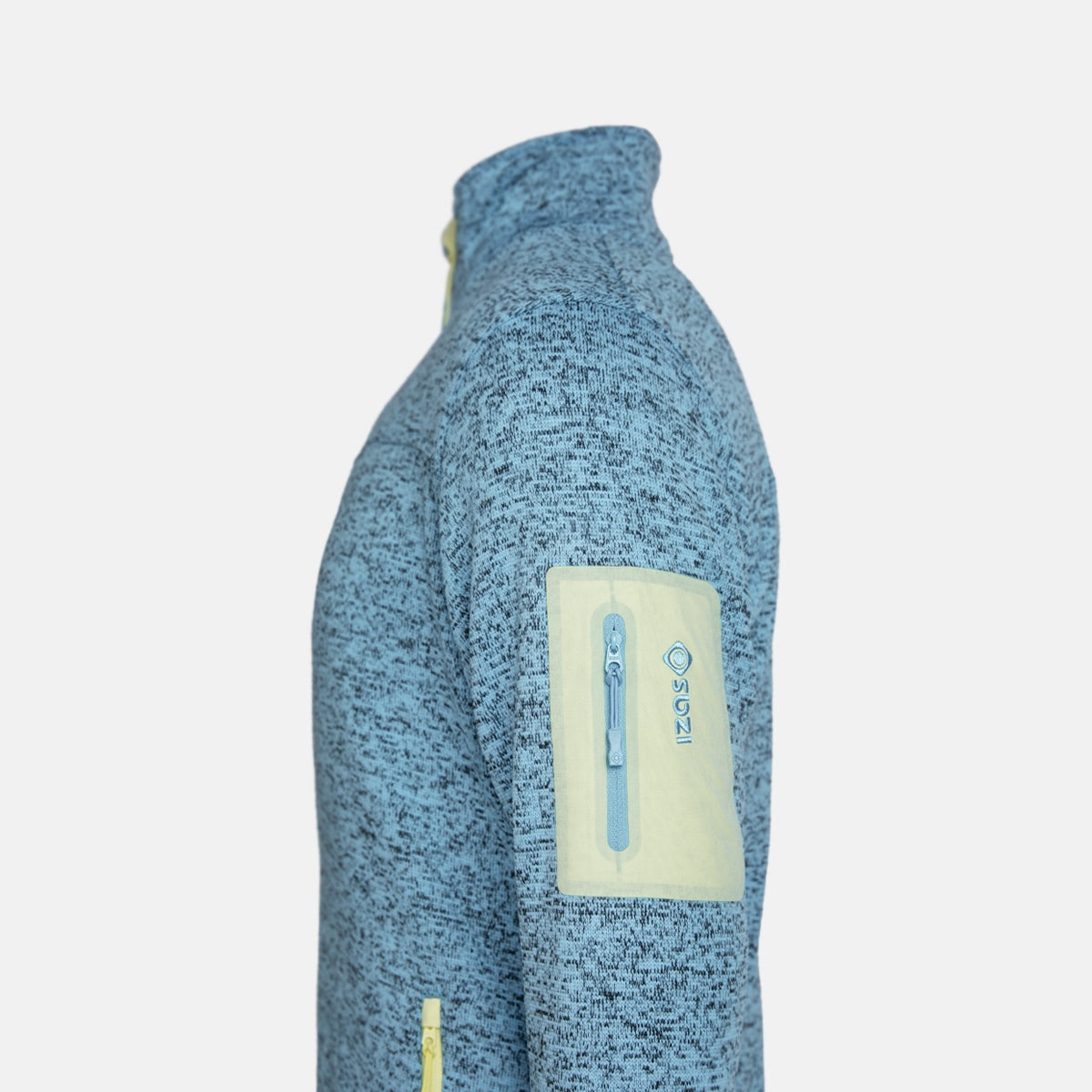 Chaqueta polar de punto térmica de hombre SAMAUN M V3 Izas - Azul Azul-4