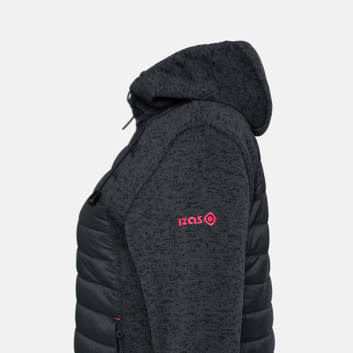 Chaqueta Polar de Punto de mujer NOYA W Izas - Antracita Antracita-4