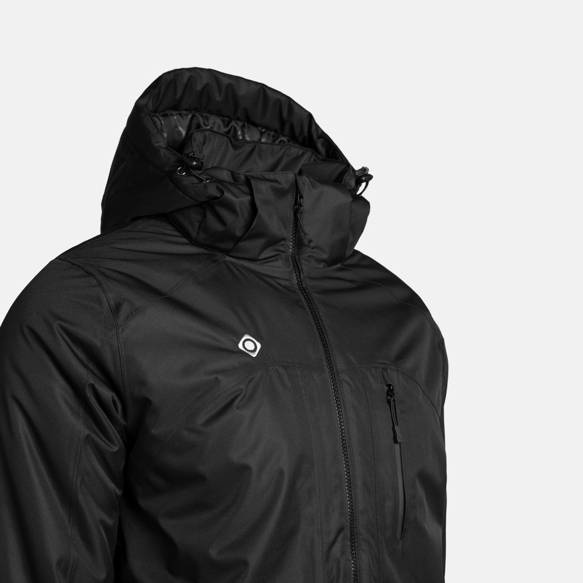 Chaqueta técnica impermeable de hombre Naluns M V2 Izas - Negro Negro-3