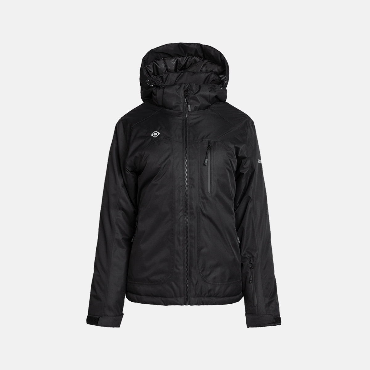 Chaqueta técnica impermeable de mujer Naluns W V2 Izas - Negro Negro-1