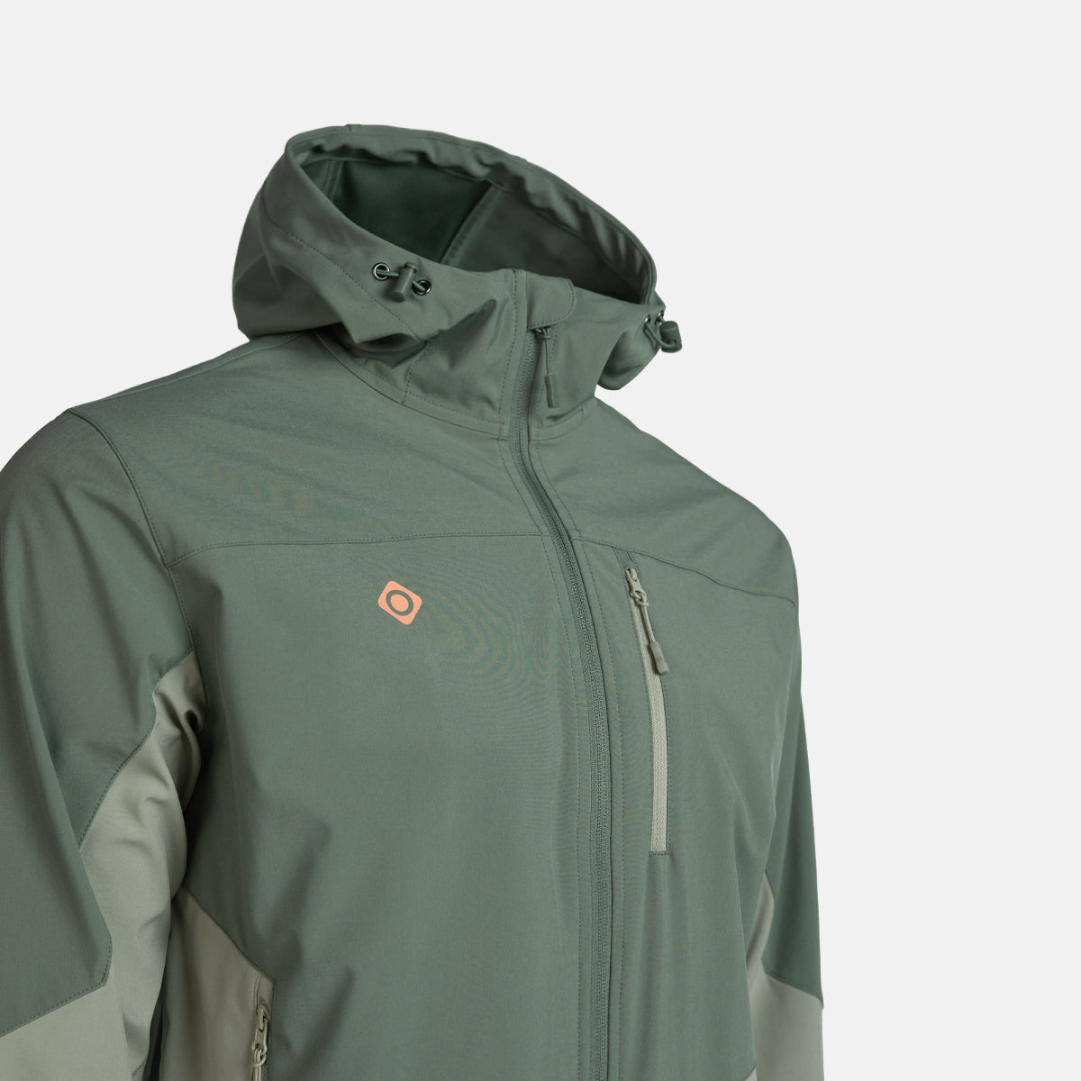 Chaqueta Soft Shell impermeable de hombre LANETTE M Izas - Kaki Kaki-3