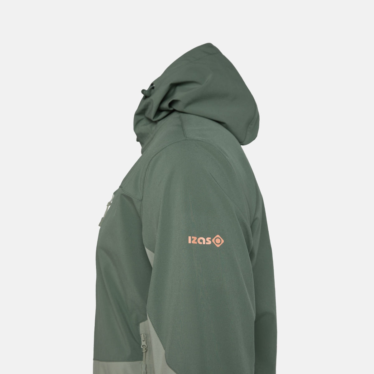 Chaqueta Soft Shell impermeable de hombre LANETTE M Izas - Kaki Kaki-4