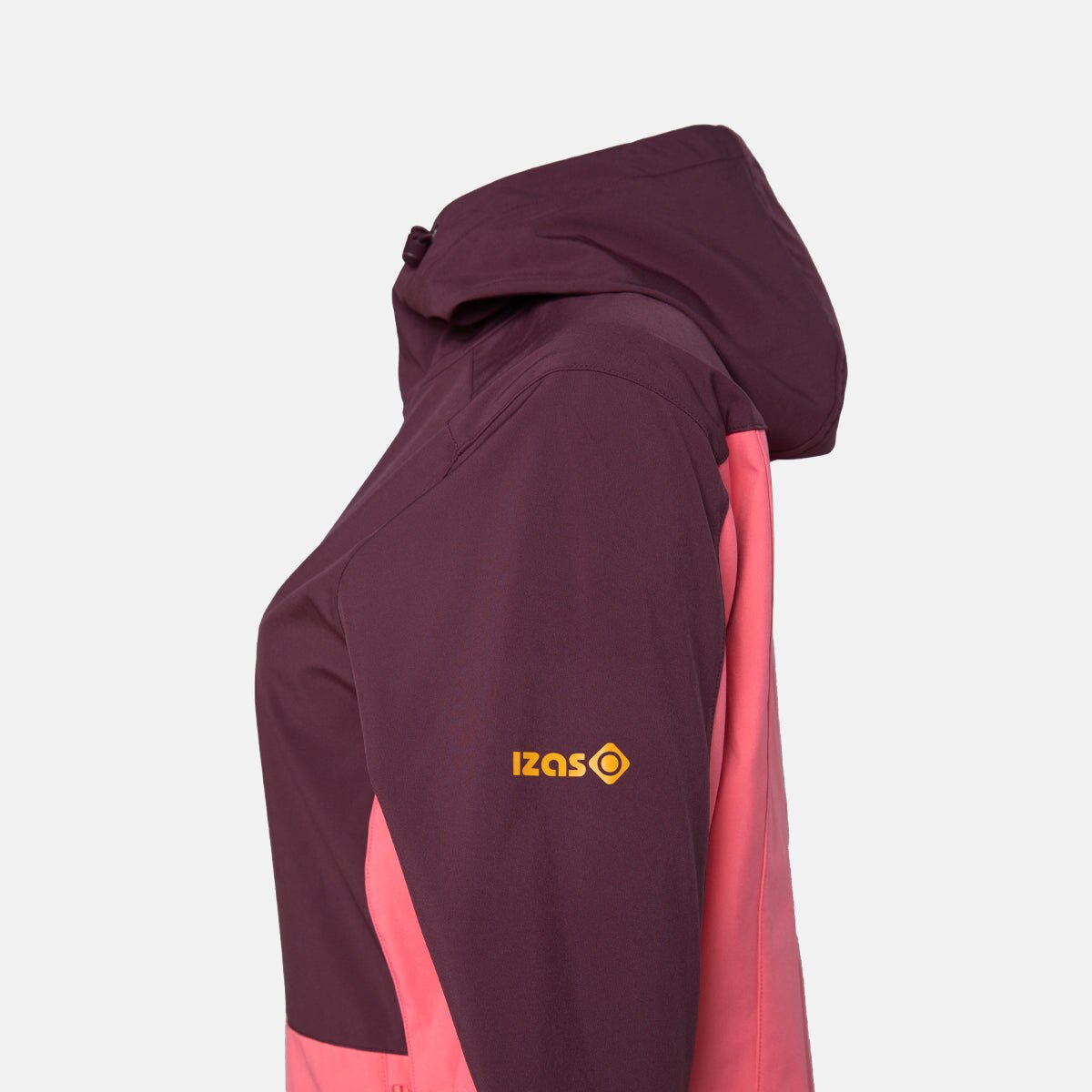 Chaqueta Soft Shell impermeable de mujer LANETTE W Izas - Vino Vino-4