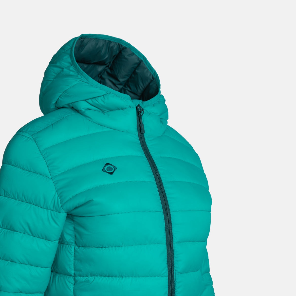 Chaqueta térmica ultraligera de mujer SINDU W V2 Izas - Verde Agua Verde Agua-3