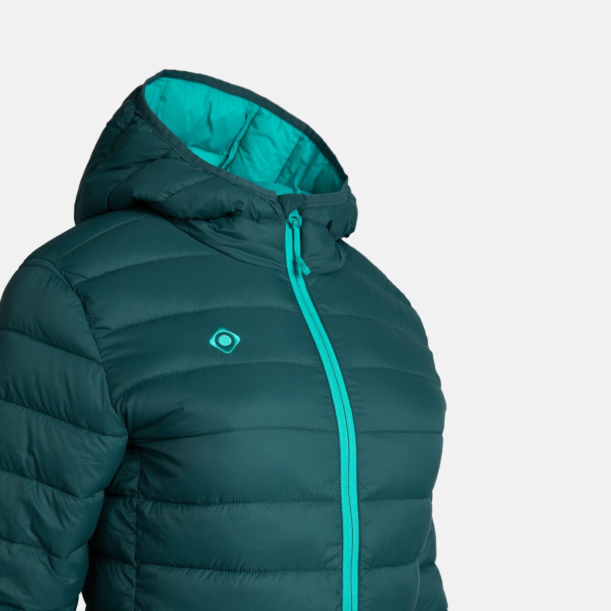 Chaqueta térmica ultraligera de mujer SINDU W V2 Izas - Verde Verde-3