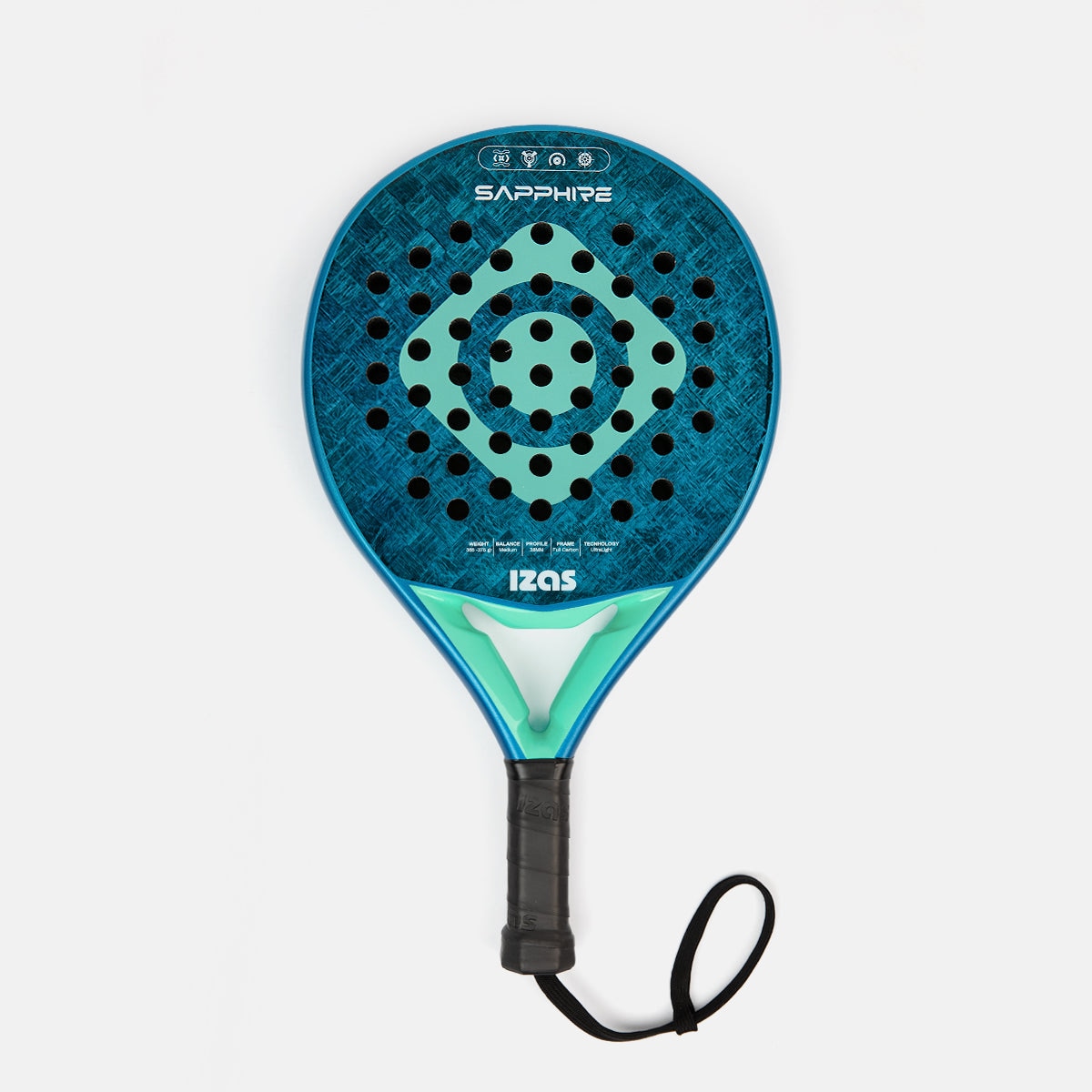 Imagen 0 de Pala de pádel para jugadores avanzados Sapphire Izas Azul