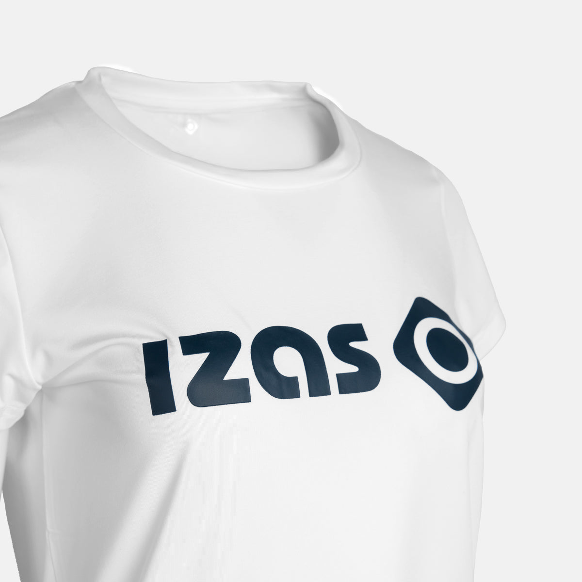 Camiseta de mujer técnica ligera HARPER W V2 Izas - Blanco / Azul Blanco / Azul-3