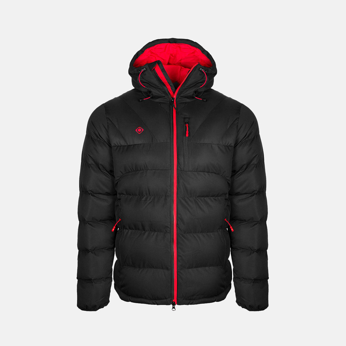 Chaqueta impermeable térmica de hombre AMPRIU V2 Izas - Negro / Rojo Negro / Rojo-1