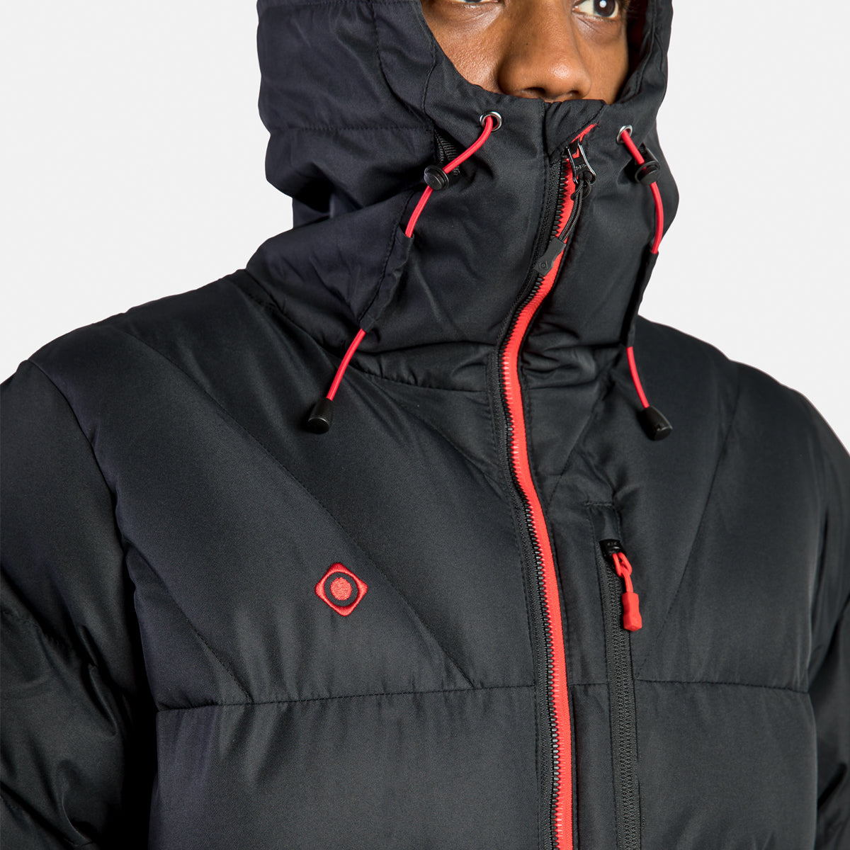 Chaqueta impermeable térmica de hombre AMPRIU V2 Izas - Negro / Rojo Negro / Rojo-6