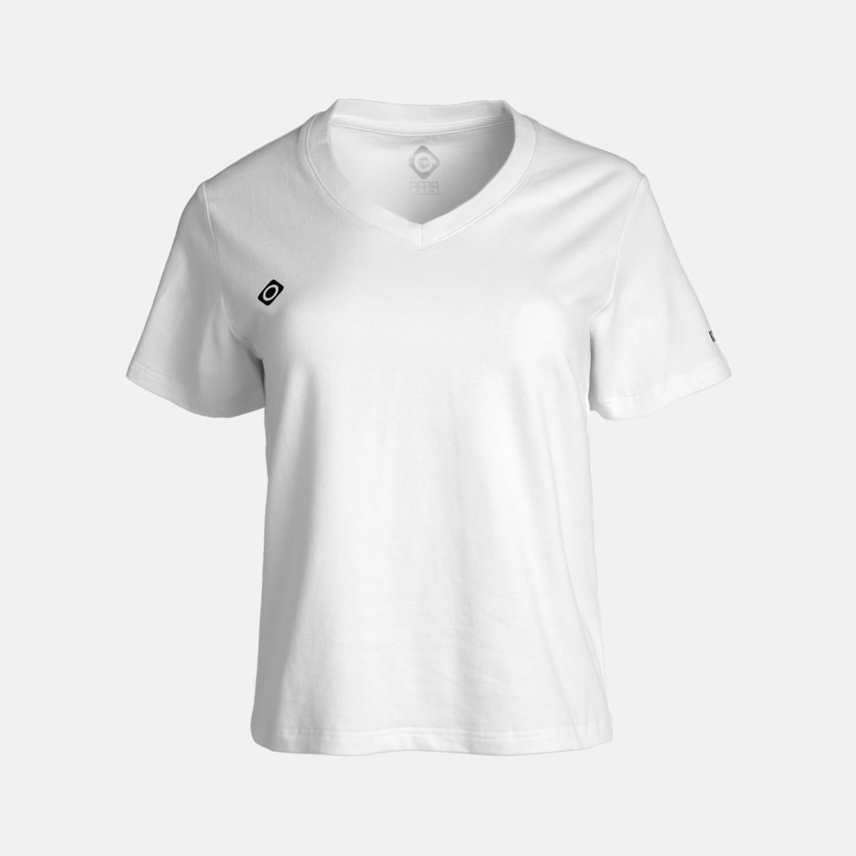 Camiseta deportiva básica mujer AVALON W Izas - Blanco Blanco-1