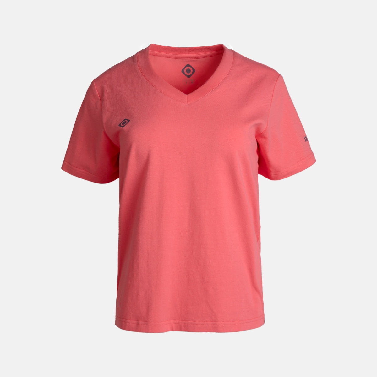 Camiseta deportiva básica mujer AVALON W Izas - Rojo Rojo-1