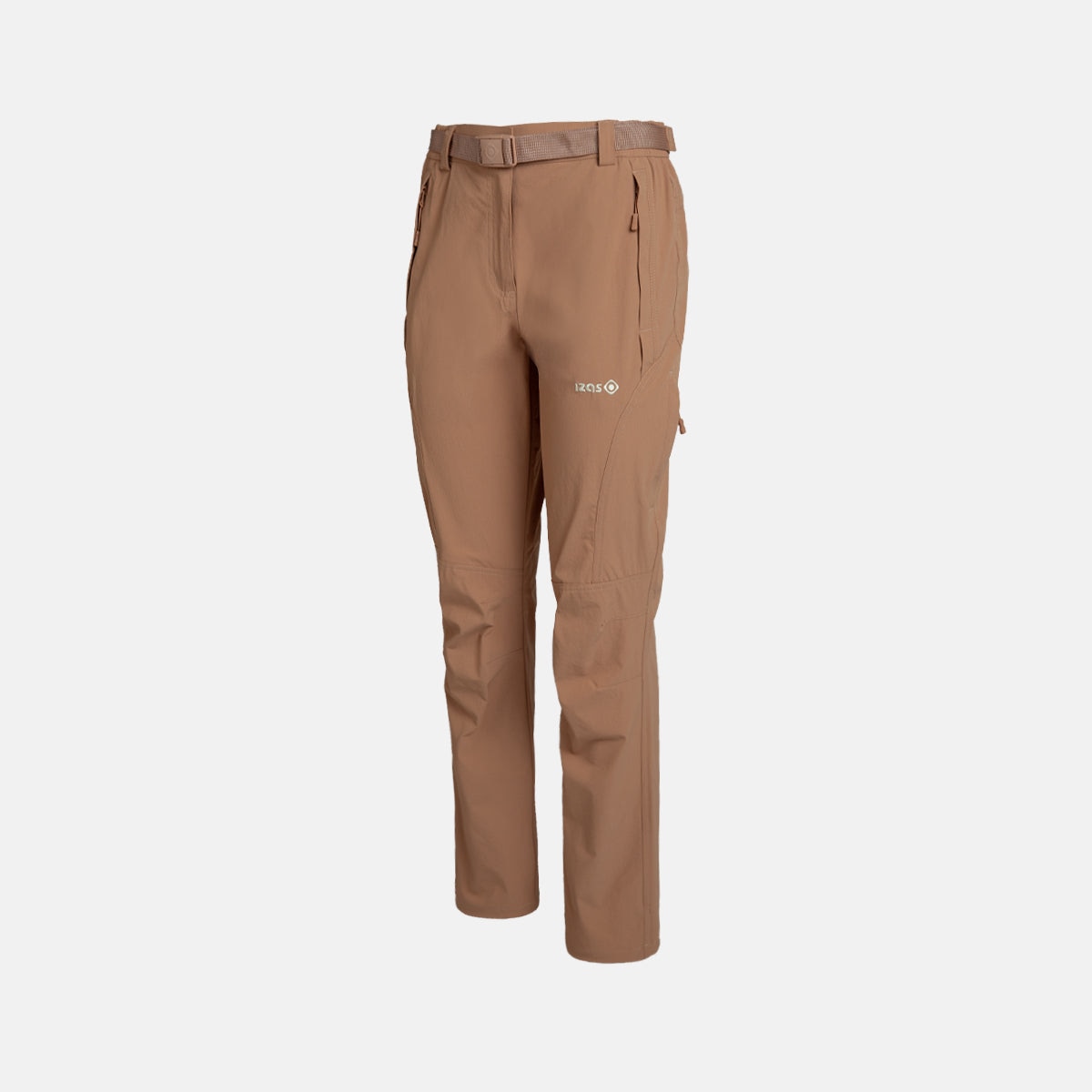 Pantalón Montaña Senderismo Mujer DAVIS W Izas - Naranja fuerte Naranja fuerte-1